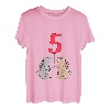 Kinder Luftballon 5 Hase fünf Jahre alt Kaninchen 5. Geburtstag T-Shirt