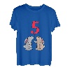 Kinder Luftballon 5 Hase fünf Jahre alt Kaninchen 5. Geburtstag T-Shirt