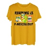 Reading Is T-rexcellent Trex Dinosaurier Lesen Bücher Lustiges Geschenk T-Shirt