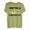 Reading Is T-rexcellent Trex Dinosaurier Lesen Bücher Lustiges Geschenk T-Shirt
