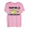 Reading Is T-rexcellent Trex Dinosaurier Lesen Bücher Lustiges Geschenk T-Shirt