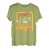 Like To Get High Drohne Pilot Quadcopter Quadrotor FPV Flying T-Shirt