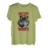 Wolfsgesicht Tierschutz Anti Wolfsjagd Rettet Die Wölfe T-Shirt