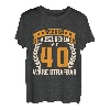 Herren 40. Geburtstag 1982 Geschenk Mann Spruch Auszusehen 40 T-Shirt