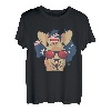 Lustige australische Känguru-Sonnenbrille für Herren T-Shirt