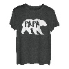 Vatertag | Männer Lustiges Papa Bär für Outdoor & Natur Dads T-Shirt