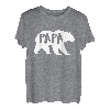 Vatertag | Männer Lustiges Papa Bär für Outdoor & Natur Dads T-Shirt