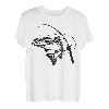 Herren Angler Geschenk-Idee Fischen Angeln Angelroute Shirt T-Shirt