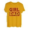 Herren Girl Dad Vatertagssprüche Bester Papa Happy Father's Day T-Shirt