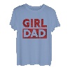 Herren Girl Dad Vatertagssprüche Bester Papa Happy Father's Day T-Shirt