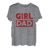 Herren Girl Dad Vatertagssprüche Bester Papa Happy Father's Day T-Shirt
