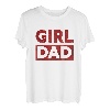 Herren Girl Dad Vatertagssprüche Bester Papa Happy Father's Day T-Shirt