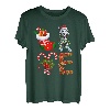 Dalmatiner Hund Weihnachten Licht Hund Tierliebhaber T-Shirt