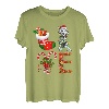 Dalmatiner Hund Weihnachten Licht Hund Tierliebhaber T-Shirt