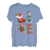 Dalmatiner Hund Weihnachten Licht Hund Tierliebhaber T-Shirt