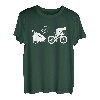Schneller Papa Spruch für Triathleten mit Fahrradanhänger T-Shirt