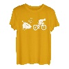 Schneller Papa Spruch für Triathleten mit Fahrradanhänger T-Shirt
