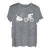 Schneller Papa Spruch für Triathleten mit Fahrradanhänger T-Shirt