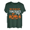 She Thinks My Tractor's Sexy Funny Farmer Retro Damen Herren T-Shirt