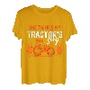 She Thinks My Tractor's Sexy Funny Farmer Retro Damen Herren T-Shirt