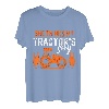 She Thinks My Tractor's Sexy Funny Farmer Retro Damen Herren T-Shirt
