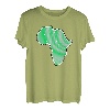 Batik-Design mit Afro-Karte von Hapfox T-Shirt