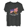 Linedance Amerikanische Flagge Tanzen Western Tanz Geschenk T-Shirt