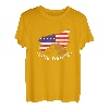 Linedance Amerikanische Flagge Tanzen Western Tanz Geschenk T-Shirt