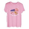 Linedance Amerikanische Flagge Tanzen Western Tanz Geschenk T-Shirt