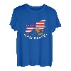 Linedance Amerikanische Flagge Tanzen Western Tanz Geschenk T-Shirt