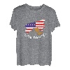 Linedance Amerikanische Flagge Tanzen Western Tanz Geschenk T-Shirt