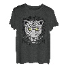 Leopard Cheetah für Männer Frauen Kinder Grafik mit gelben T-Shirt