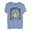 Leopard Cheetah für Männer Frauen Kinder Grafik mit gelben T-Shirt