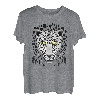 Leopard Cheetah für Männer Frauen Kinder Grafik mit gelben T-Shirt