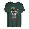 Papa Elfe Weihnachtsoutfit Partnerlook Geschenk Weihnachten T-Shirt