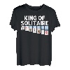 Solitär-Geschenk für Männer, Opa, Kartenspieler, Solitär T-Shirt