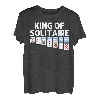 Solitär-Geschenk für Männer, Opa, Kartenspieler, Solitär T-Shirt