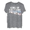 Solitär-Geschenk für Männer, Opa, Kartenspieler, Solitär T-Shirt