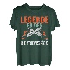 Herren Legende an der Kettensäge lustiges Waldarbeiter T-Shirt