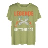 Herren Legende an der Kettensäge lustiges Waldarbeiter T-Shirt