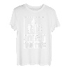 Herren Stolzer Papa von 2 Kinder Vater Vintage Vatertagdesign T-Shirt