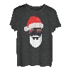 Weihnachtsmann Mütze Sonnenbrille Bart Santa Presentidee T-Shirt