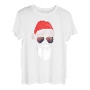 Weihnachtsmann Mütze Sonnenbrille Bart Santa Presentidee T-Shirt