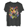 Regenbogen Tiger Baby Kunst Motiv für Herren Damen Kinder T-Shirt