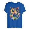 Regenbogen Tiger Baby Kunst Motiv für Herren Damen Kinder T-Shirt