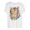 Regenbogen Tiger Baby Kunst Motiv für Herren Damen Kinder T-Shirt