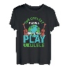 Die Coolsten Menschen Spielen Ukulele Musikinstrument T-Shirt