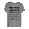 Herren Bonus Papa Stiefvater Leben besser gemacht Geschenk T-Shirt