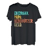 Herren Ehemann Papa Beschützer Held Vatertag T-Shirt