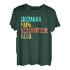 Herren Ehemann Papa Beschützer Held Vatertag T-Shirt